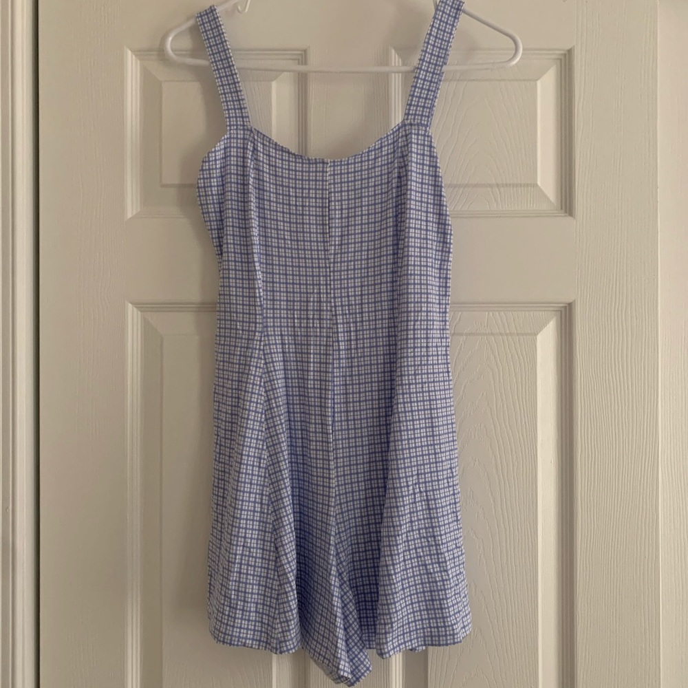 Plaid Romper
